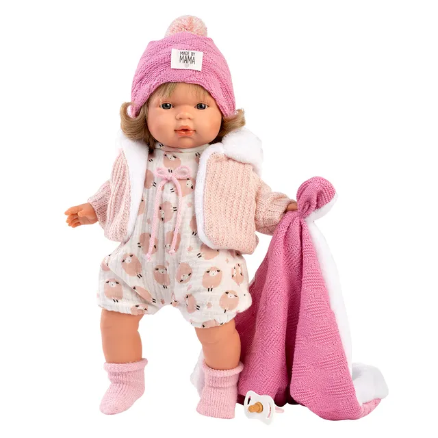 mu-ecas-llorens-lola-llorona-38-cm-los-llorones-con-mantita image 1