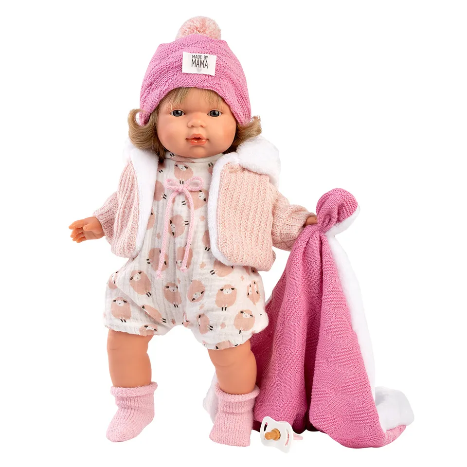 mu-ecas-llorens-lola-llorona-38-cm-los-llorones-con-mantita image 1