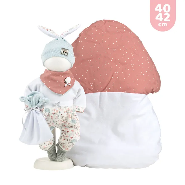 mu-ecas-llorens-conjunto-reci-n-nacido-40-42-cm-set-seta-con-pijama-gorro-y-doud image 1