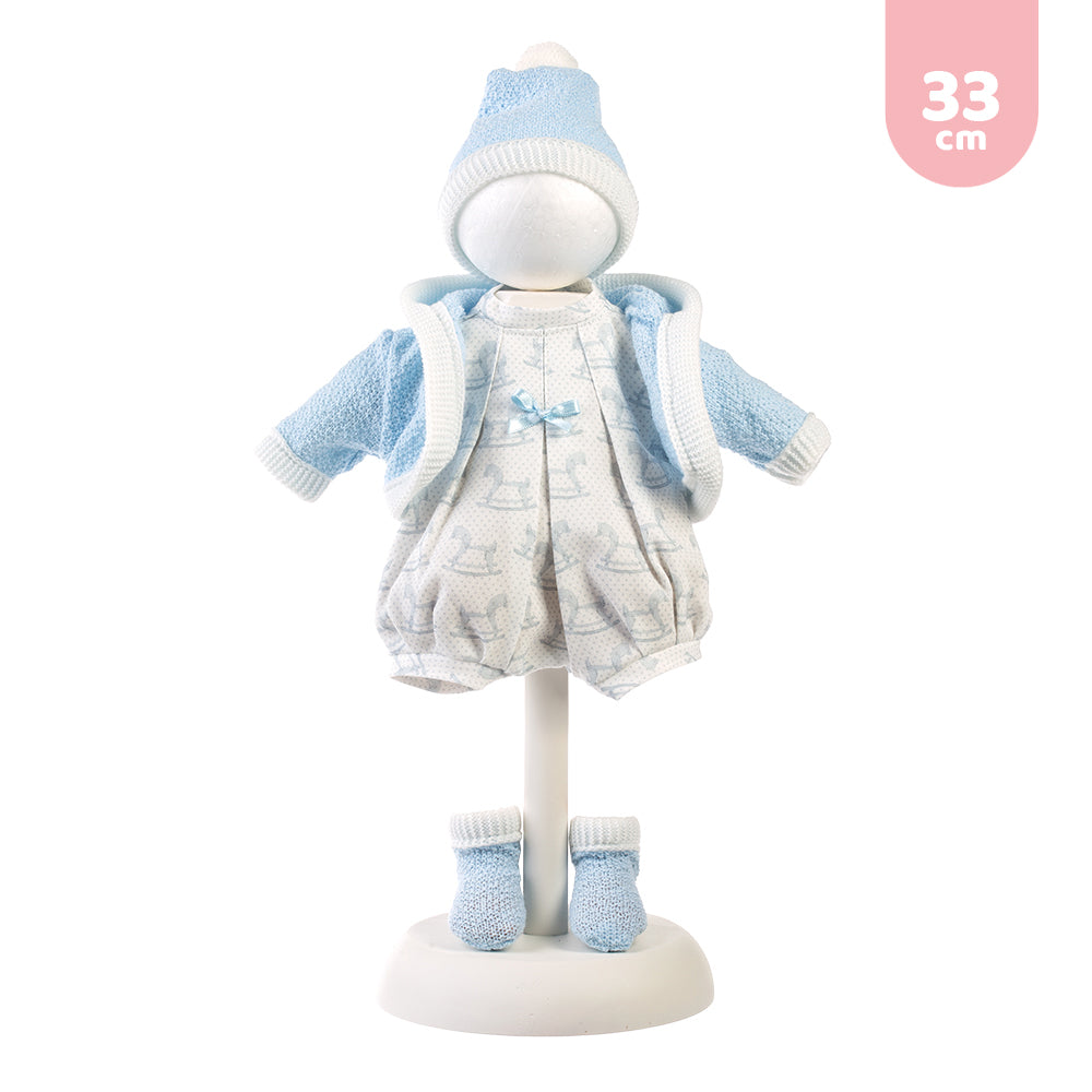 vestido-para-mu-ecas-lloronas-de-33-cm-conjunto-azul-con-chaqueta-con-capucha-pe image 3