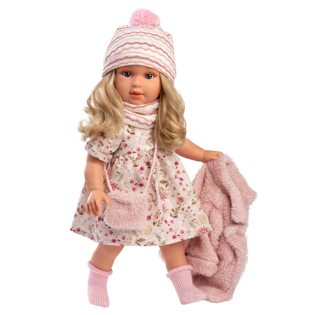 mu-ecas-llorens-las-lindas-mu-ecas-luc-a-40-cm-con-abrigo-rosa image 3