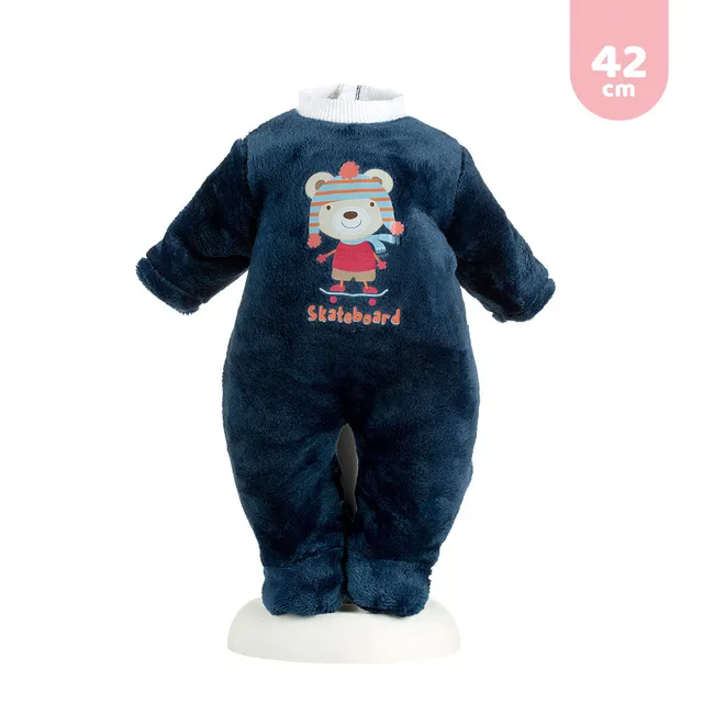 mu-ecas-llorens-pelele-42-cm-ropa-azul-marino-para-beb-s-llorones image 1