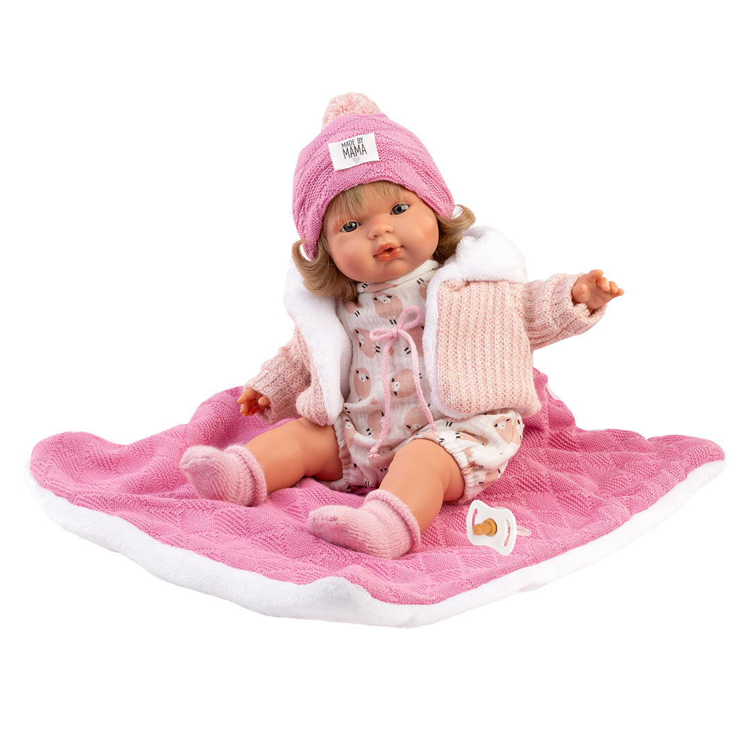 mu-ecas-llorens-lola-llorona-38-cm-los-llorones-con-mantita image 2