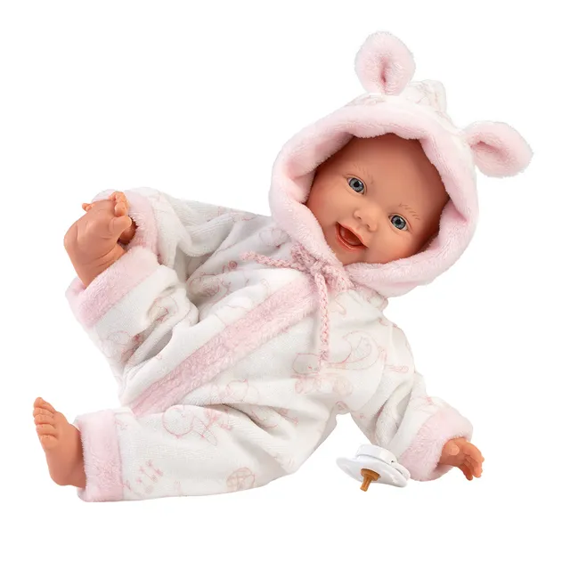 mu-ecas-llorens-little-baby-little-girl-32-cm-blandita-pijama-orejitas image 1