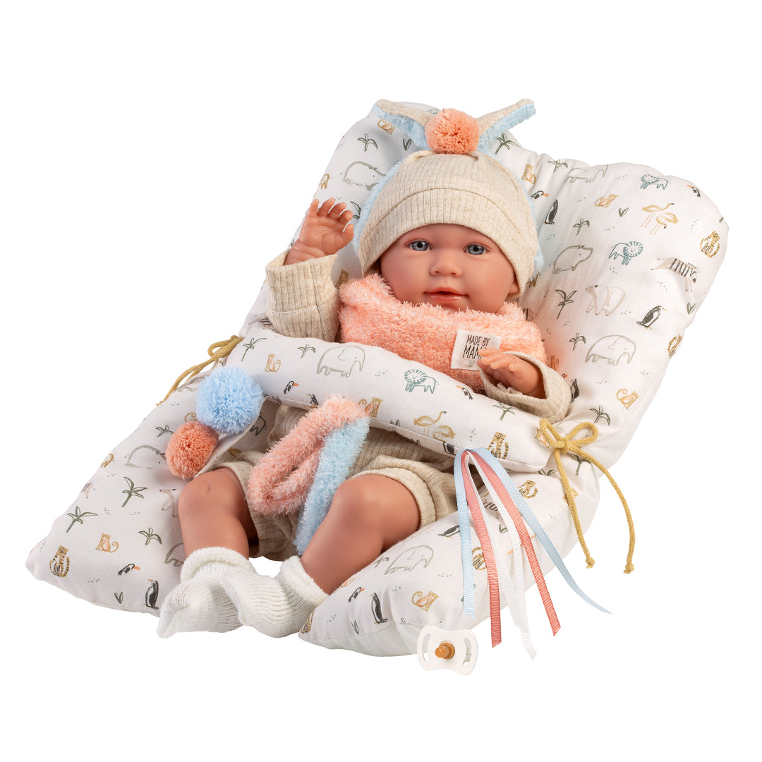 mu-ecas-llorens-mimi-llorona-42-cm-beb-que-llora-con-coj-n-de-juegos image 1