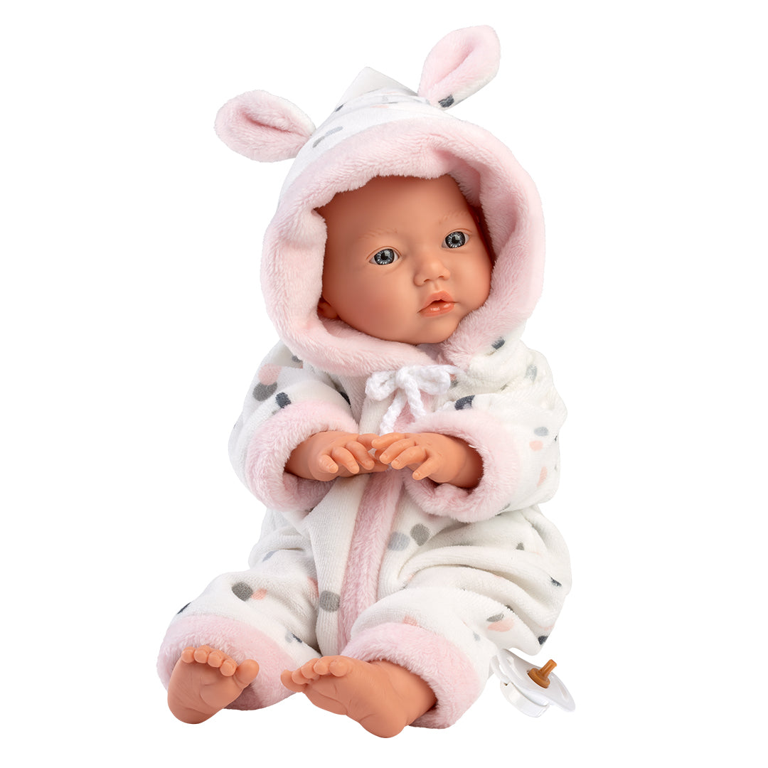mu-ecas-llorens-little-baby-32-cm-mu-eca-little-girl-pijama-con-orejas image 3