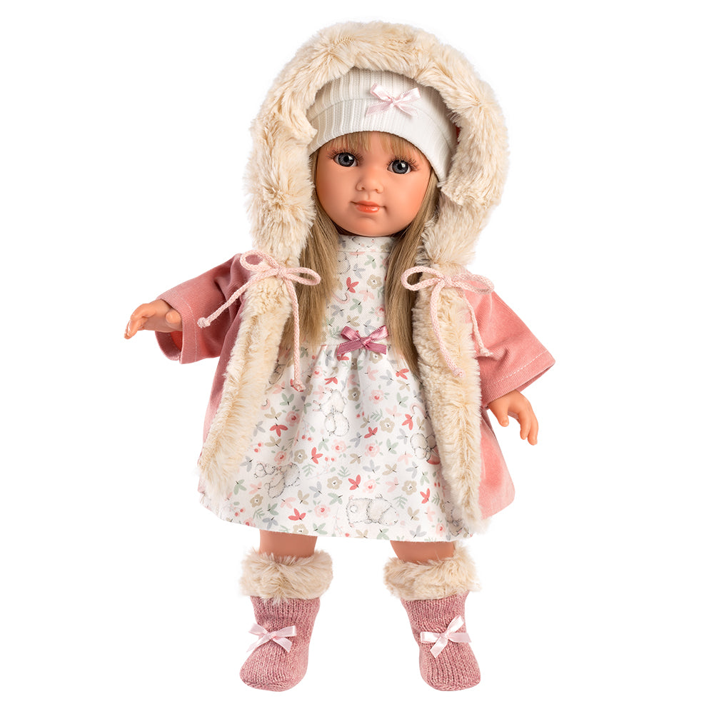 mu-ecas-llorens-elena-mu-eca-las-lindas-mu-ecas-35-cm-abrigo-capucha image 1