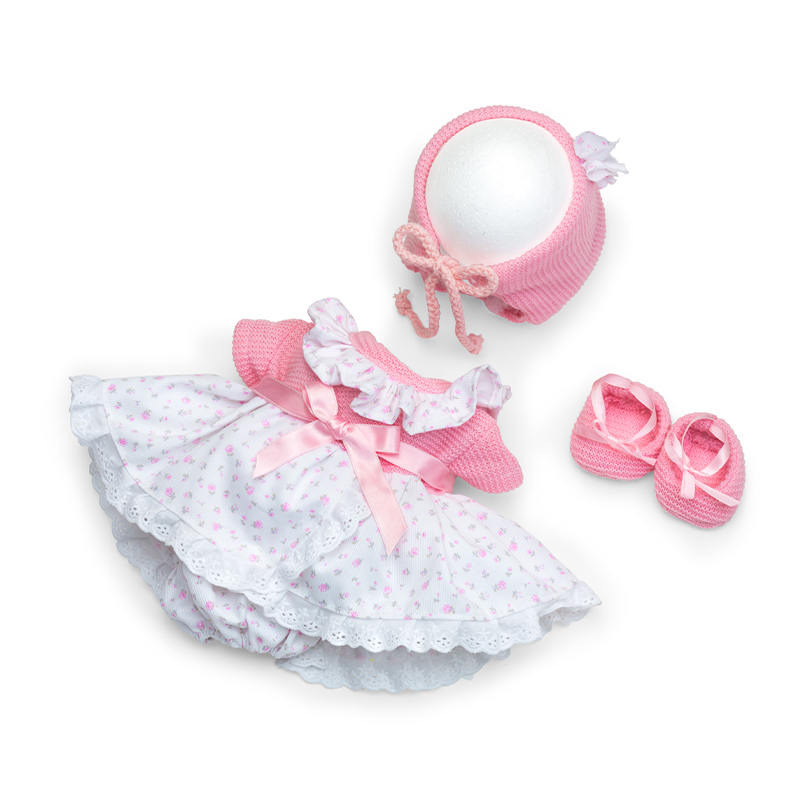 berjuan-ref-6200-vestido-deluxe-rosa-ropa-38-cm-baby-sus image 1