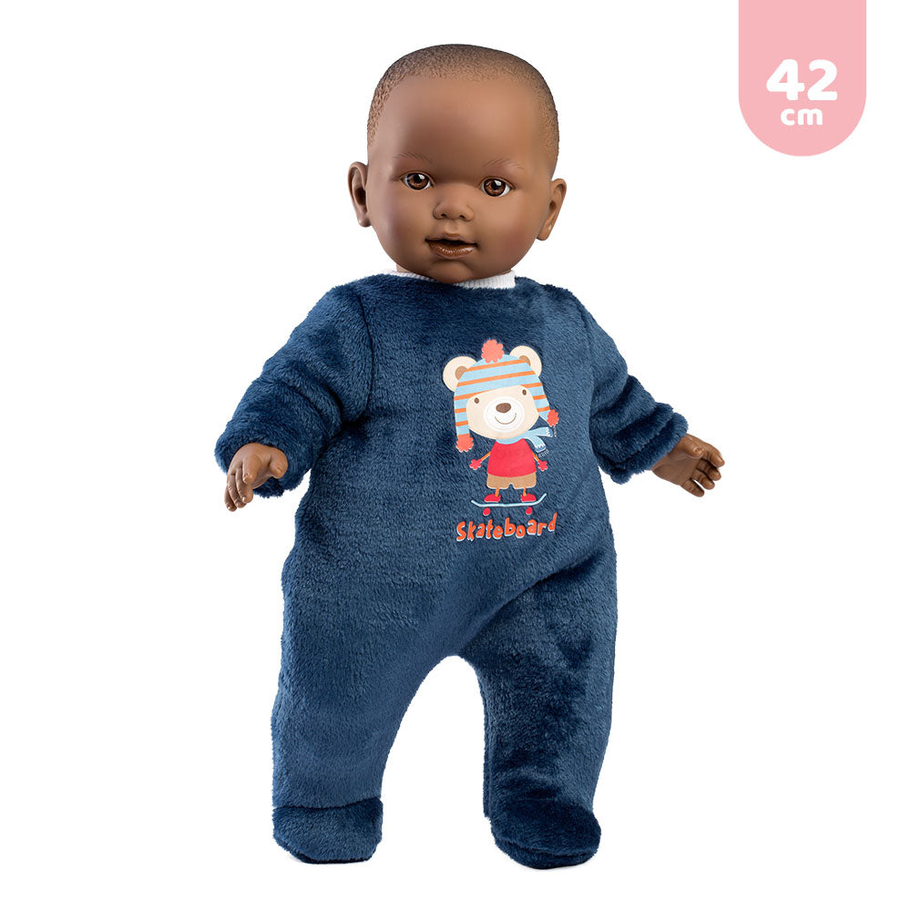 mu-ecas-llorens-pelele-42-cm-ropa-azul-marino-para-beb-s-llorones image 2