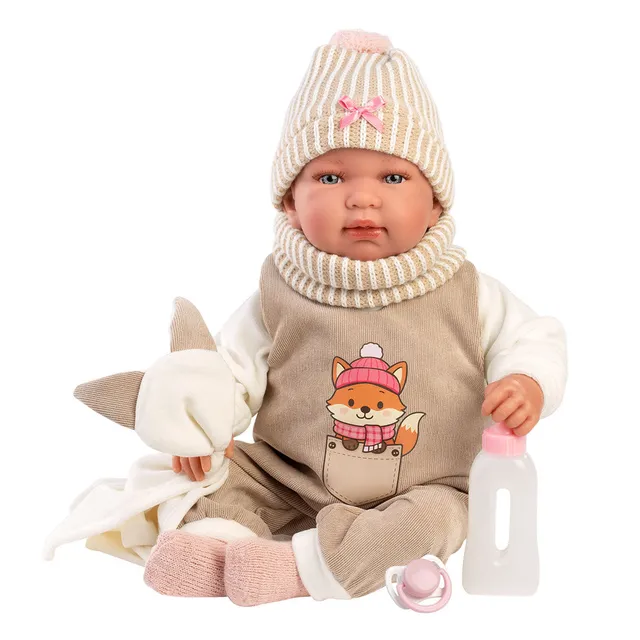 mu-ecas-llorens-tina-llorona-44-cm-mu-eco-reci-n-nacido-que-llora-con-dou-dou image 1