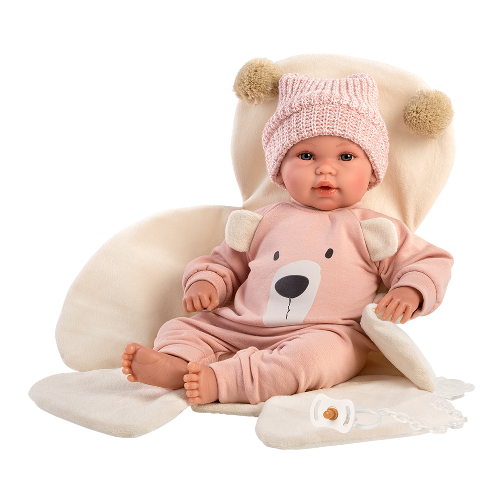 mu-ecas-llorens-baby-osito-marr-n-mu-eco-reci-n-nacido-que-llora-36-cm image 2