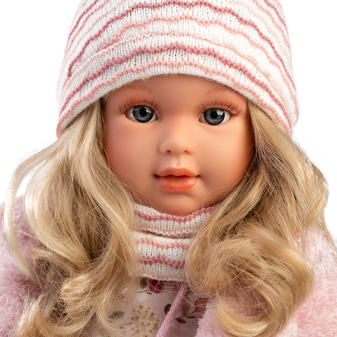 mu-ecas-llorens-las-lindas-mu-ecas-luc-a-40-cm-con-abrigo-rosa image 4