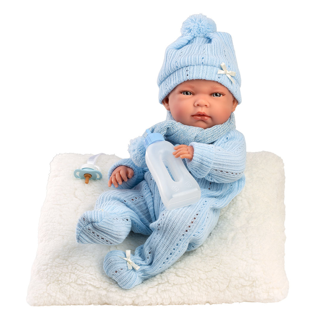 mu-ecas-llorens-nico-40-cm-reci-n-nacido-articulado-suave-con-coj-n image 2