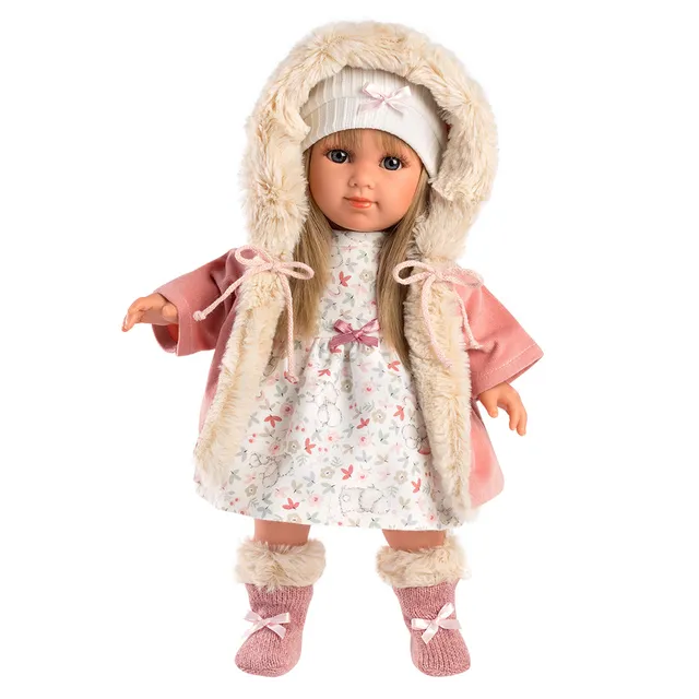 mu-ecas-llorens-elena-mu-eca-las-lindas-mu-ecas-35-cm-abrigo-capucha image 1