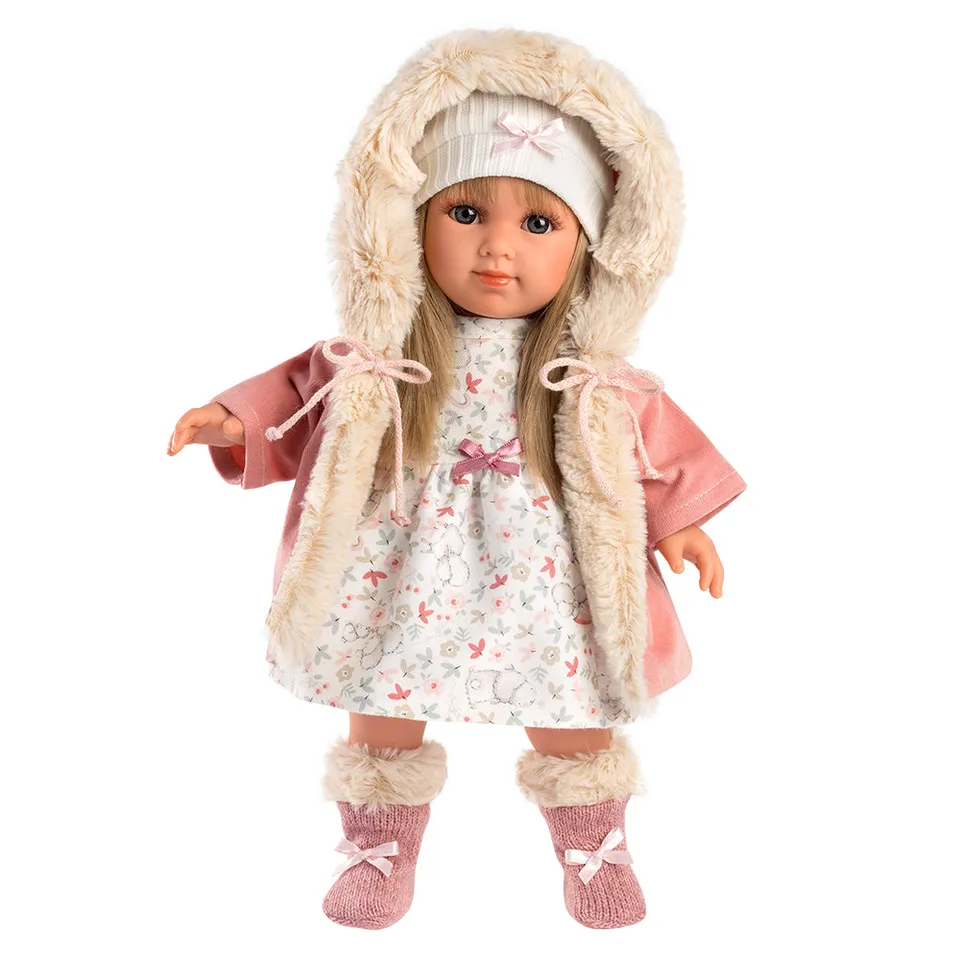 mu-ecas-llorens-elena-mu-eca-las-lindas-mu-ecas-35-cm-abrigo-capucha image 1