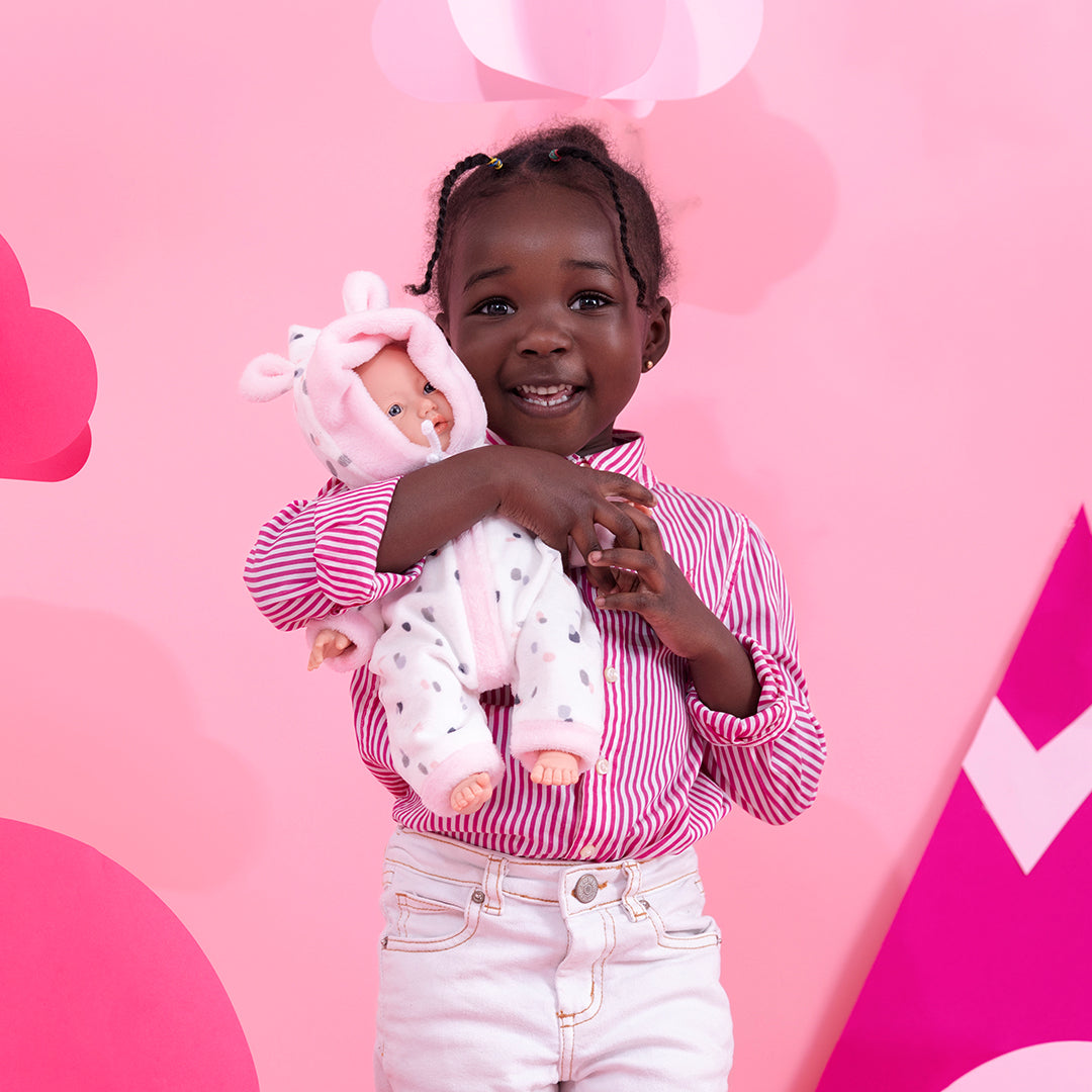 mu-ecas-llorens-little-baby-32-cm-mu-eca-little-girl-pijama-con-orejas image 5