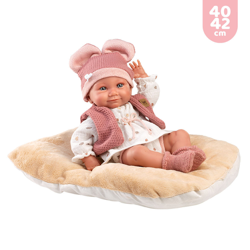 mu-ecas-llorens-vestido-y-complementos-reci-n-nacido-40-42-cm image 2
