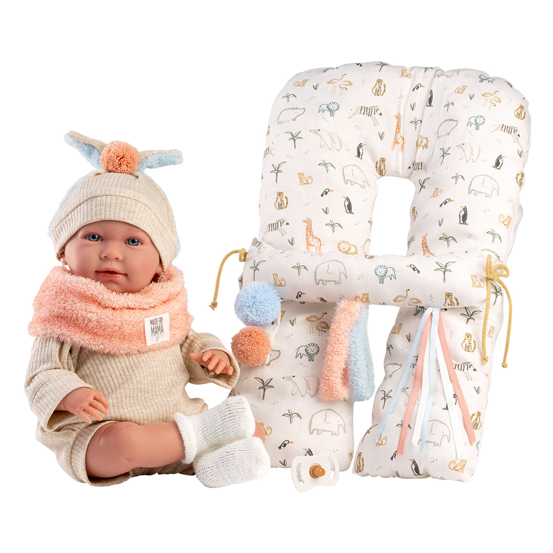 mu-ecas-llorens-mimi-llorona-42-cm-beb-que-llora-con-coj-n-de-juegos image 3