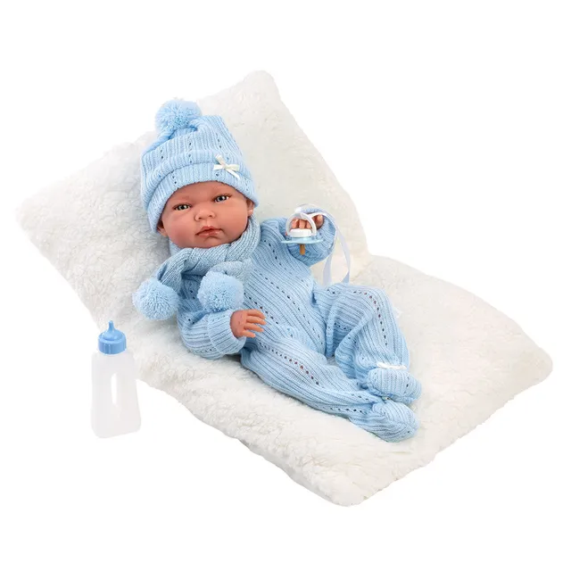 mu-ecas-llorens-nico-40-cm-reci-n-nacido-articulado-suave-con-coj-n image 1