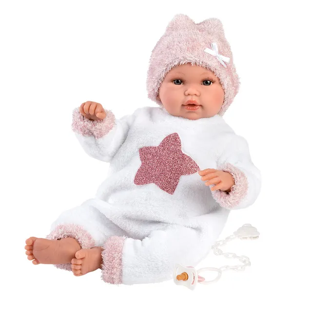 mu-ecas-llorens-reci-n-nacido-baby-pijama-estrella-36-cm-que-llora image 1