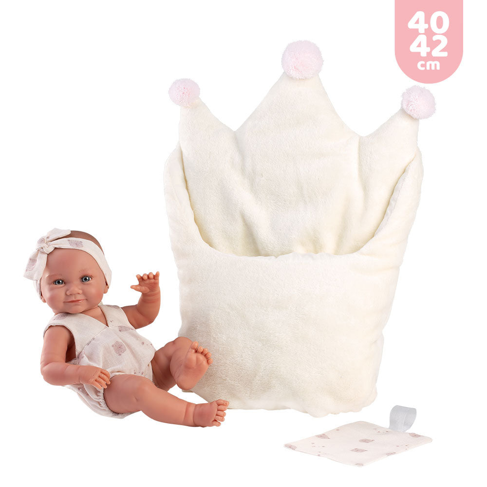 mu-ecas-llorens-conjunto-para-reci-n-nacido-de-40-42-cm-saco-corona-pelele-de-ve image 3