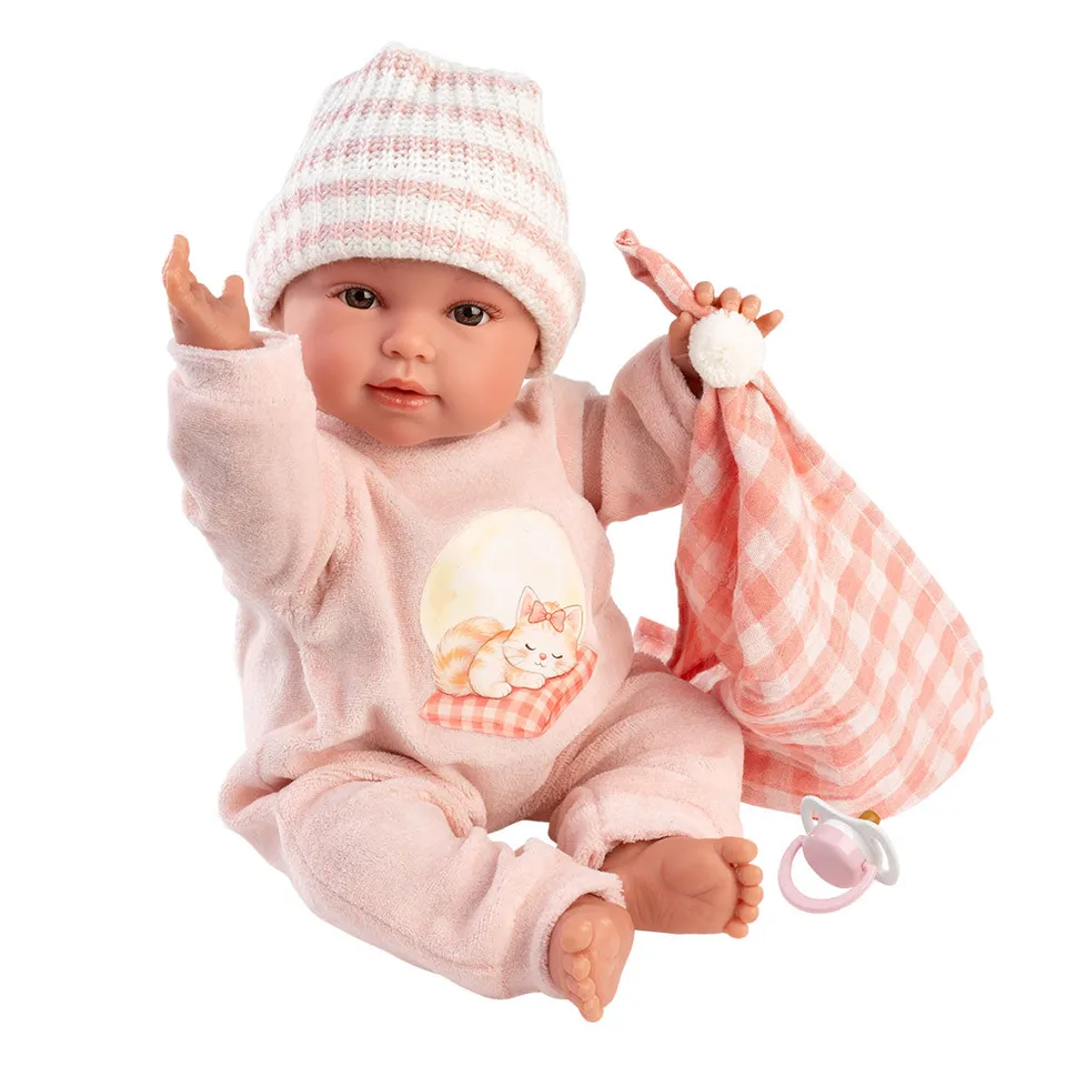 mu-ecas-llorens-olivia-llorona-con-toquilla-mu-eca-reci-n-nacida-que-llora-38-cm image 1