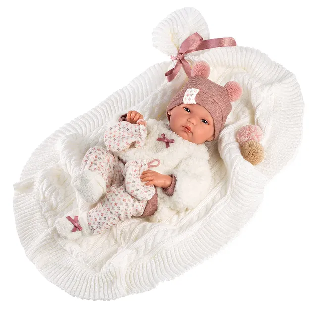 mu-ecas-llorens-beb-bimba-35-cm-reci-n-nacida-con-toquilla image 1