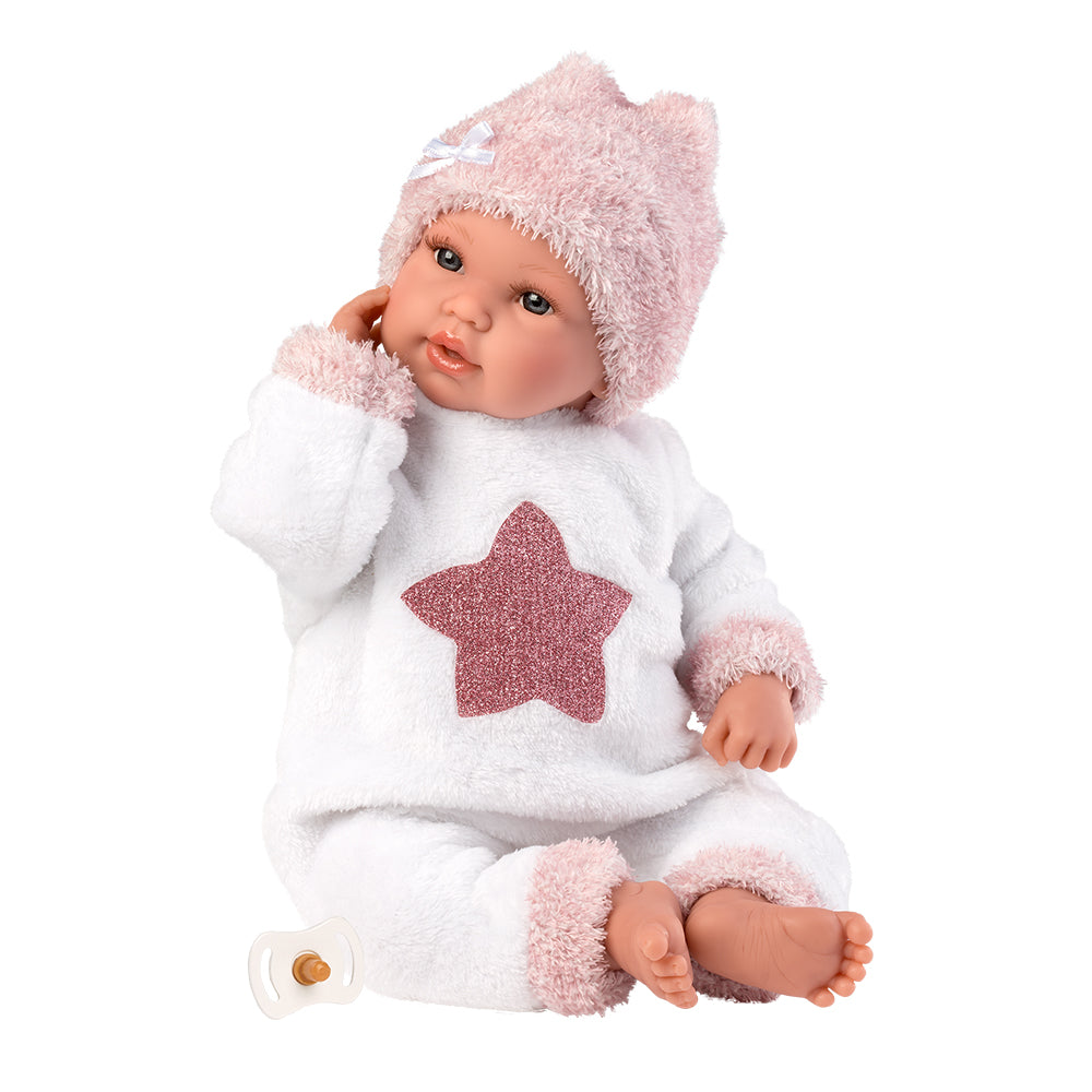 mu-ecas-llorens-reci-n-nacido-baby-pijama-estrella-36-cm-que-llora image 2