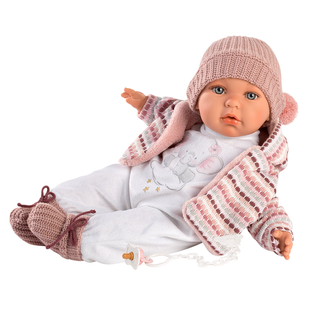 mu-ecas-llorens-julia-llorona-42-cm-los-llorones-con-pijama-elefante image 3
