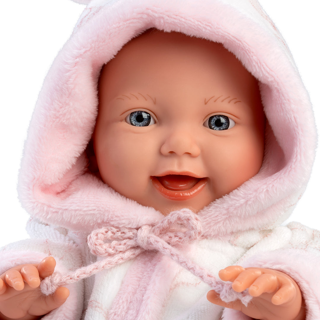 mu-ecas-llorens-little-baby-little-girl-32-cm-blandita-pijama-orejitas image 4