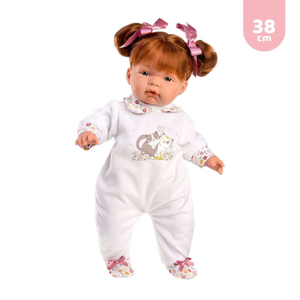 mu-ecas-llorens-pijama-pelele-llorones-38-cm-gatitos image 2