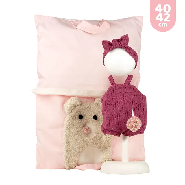 mu-ecas-llorens-accesorios-40-42-cm-conjunto-reci-n-nacido-osito-saquito image 1