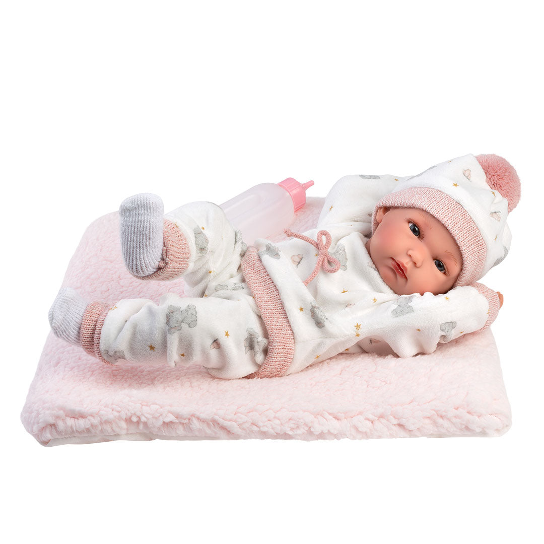 mu-ecas-llorens-bimba-mu-eco-reci-n-nacido-articulado-35-cm-con-coj-n image 3