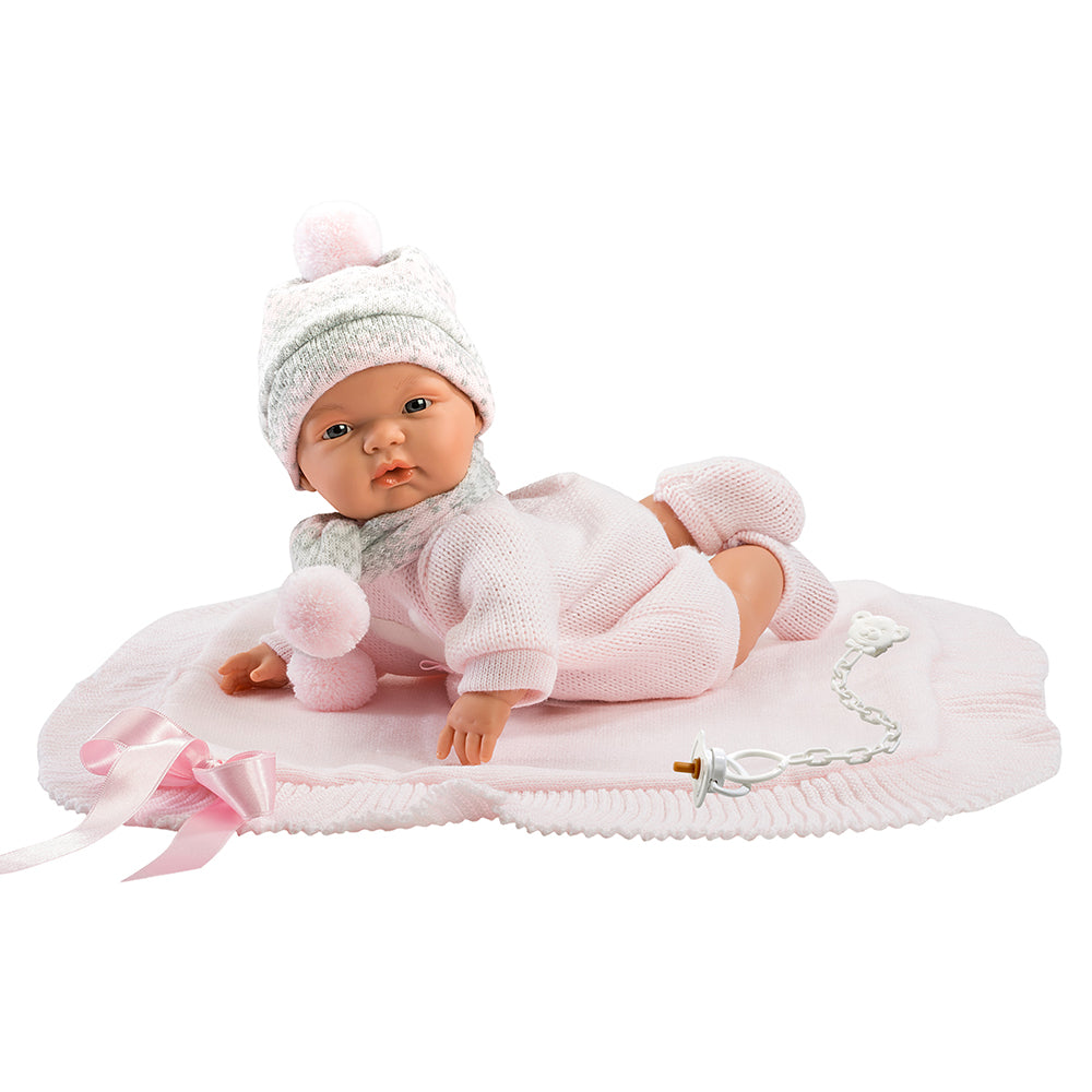 mu-ecas-llorens-joelle-llorona-38-cm-toquilla-rosa image 2