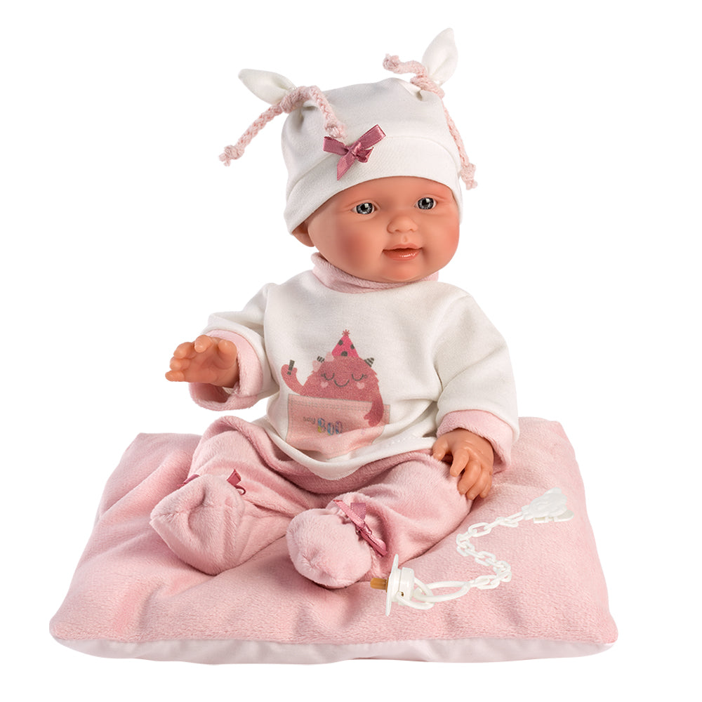 mu-ecas-llorens-bebita-say-boo-boo-26-cm-reci-n-nacido-articulado-suave-con-coj- image 3