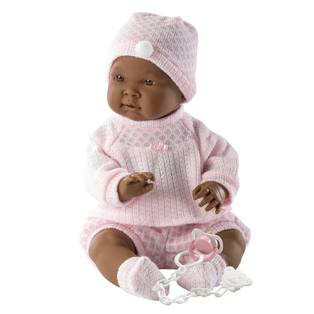 mu-ecas-llorens-reci-n-nacidos-muy-suaves-beb-nahia-pijama-rosa-45-cm-mu-eco-art image 1