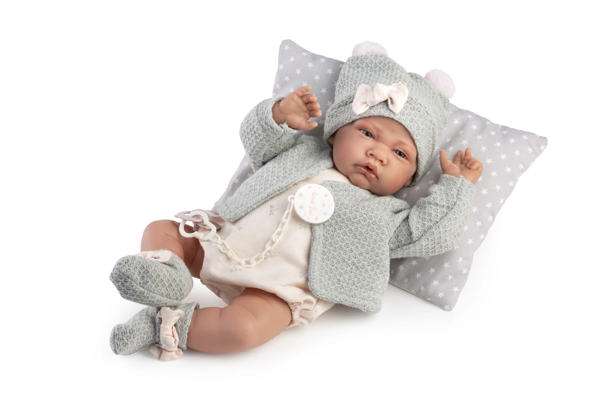 mu-ecas-antonio-juan-reci-n-nacida-l-a-con-coj-n-y-chaqueta image 2