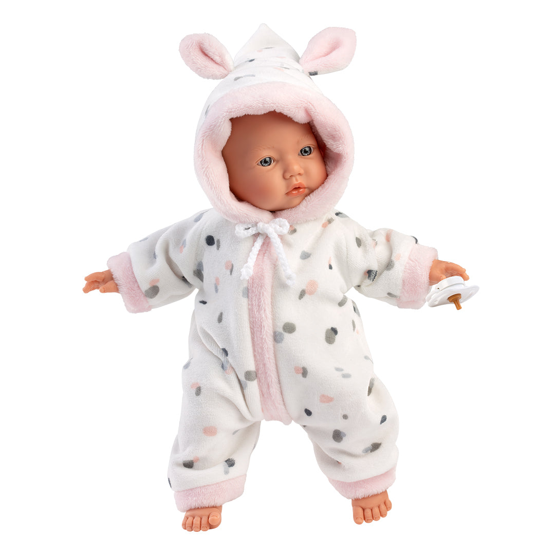 mu-ecas-llorens-little-baby-32-cm-mu-eca-little-girl-pijama-con-orejas image 2