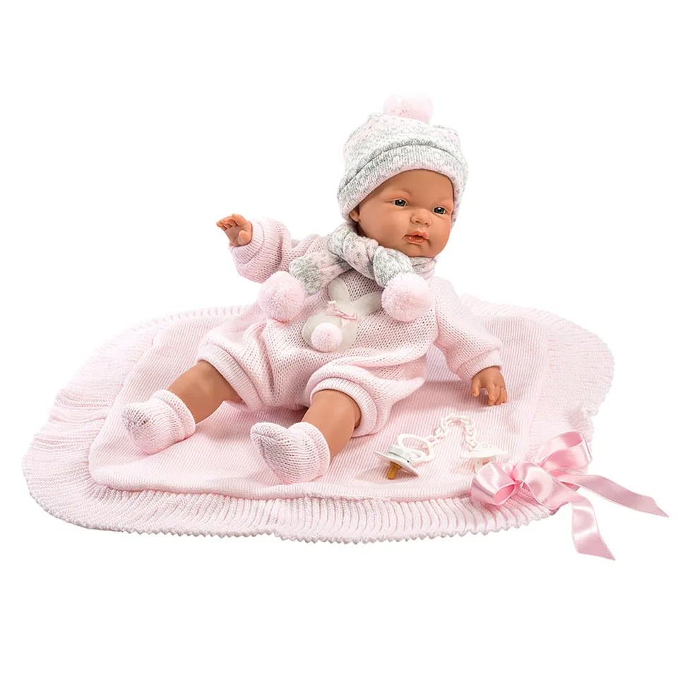 mu-ecas-llorens-joelle-llorona-38-cm-toquilla-rosa image 1