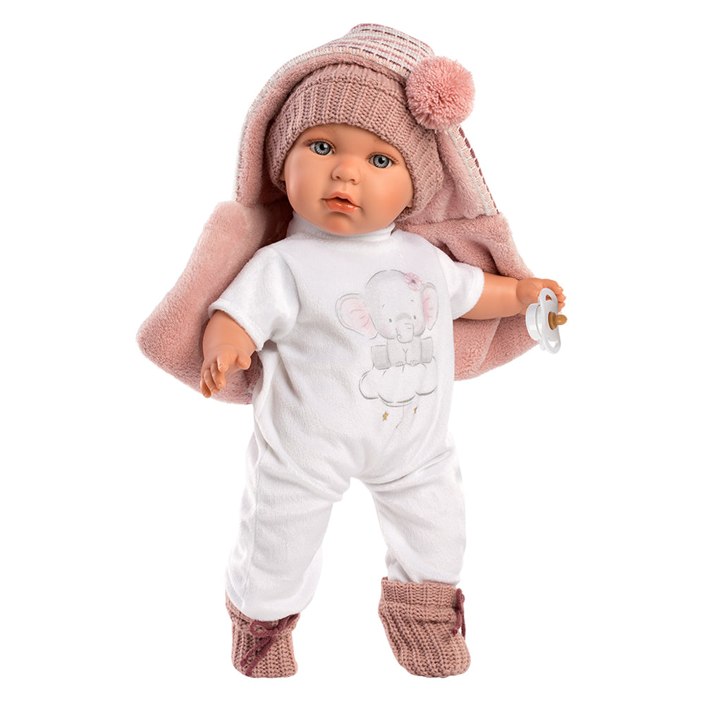 mu-ecas-llorens-julia-llorona-42-cm-los-llorones-con-pijama-elefante image 2