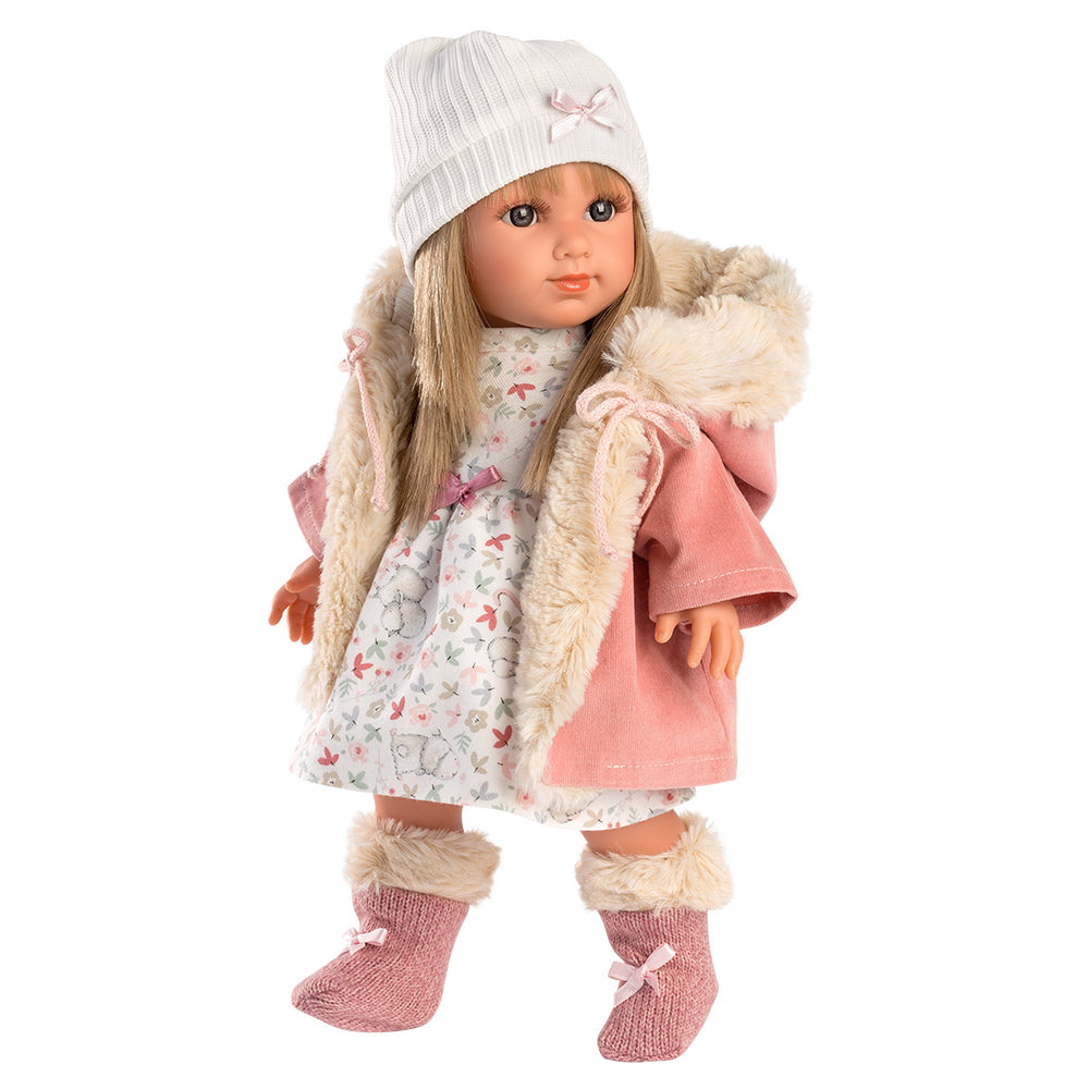 mu-ecas-llorens-elena-mu-eca-las-lindas-mu-ecas-35-cm-abrigo-capucha image 2