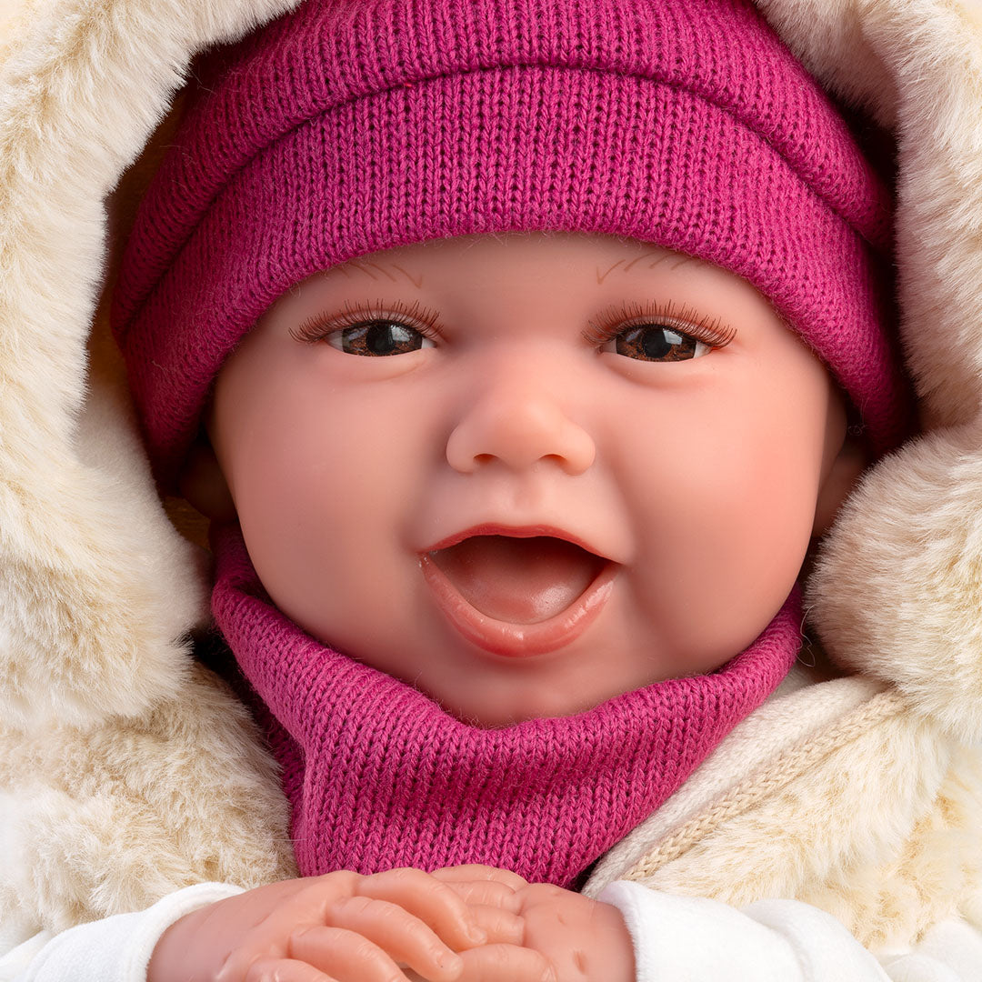 mu-ecas-llorens-mimi-sonrisas-osito-reci-n-nacida-que-r-e-42-cm-con-capucha-de-o image 7