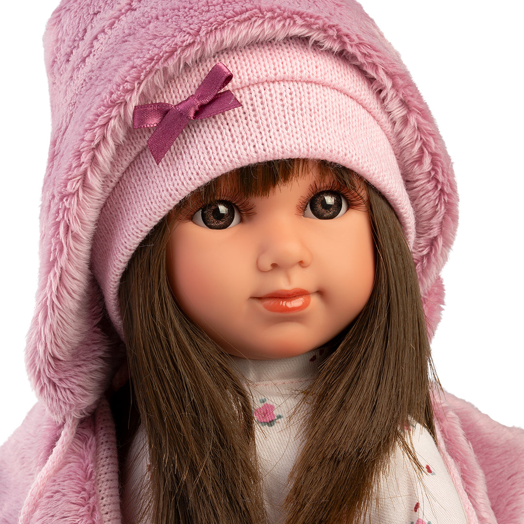 mu-ecas-llorens-sara-35-cm-mu-eca-las-lindas-mu-ecas-con-capa-rosa image 4