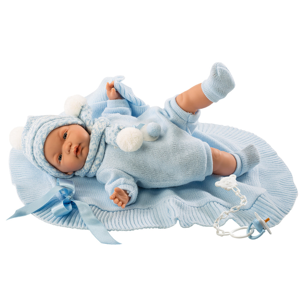 mu-ecas-llorens-los-llorones-38-cm-mu-eco-joel-llor-n-toquilla-celeste image 2