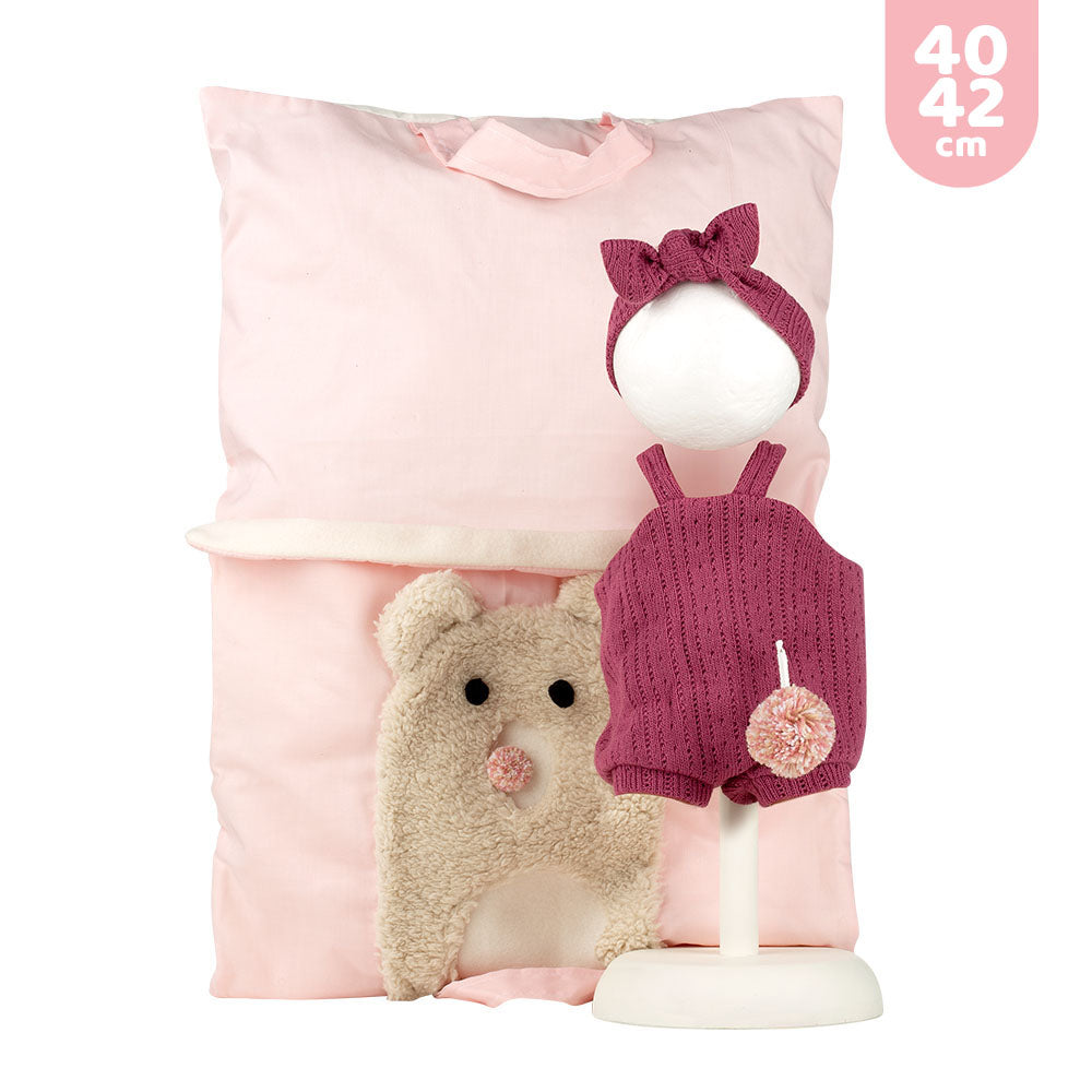 mu-ecas-llorens-accesorios-40-42-cm-conjunto-reci-n-nacido-osito-saquito image 1