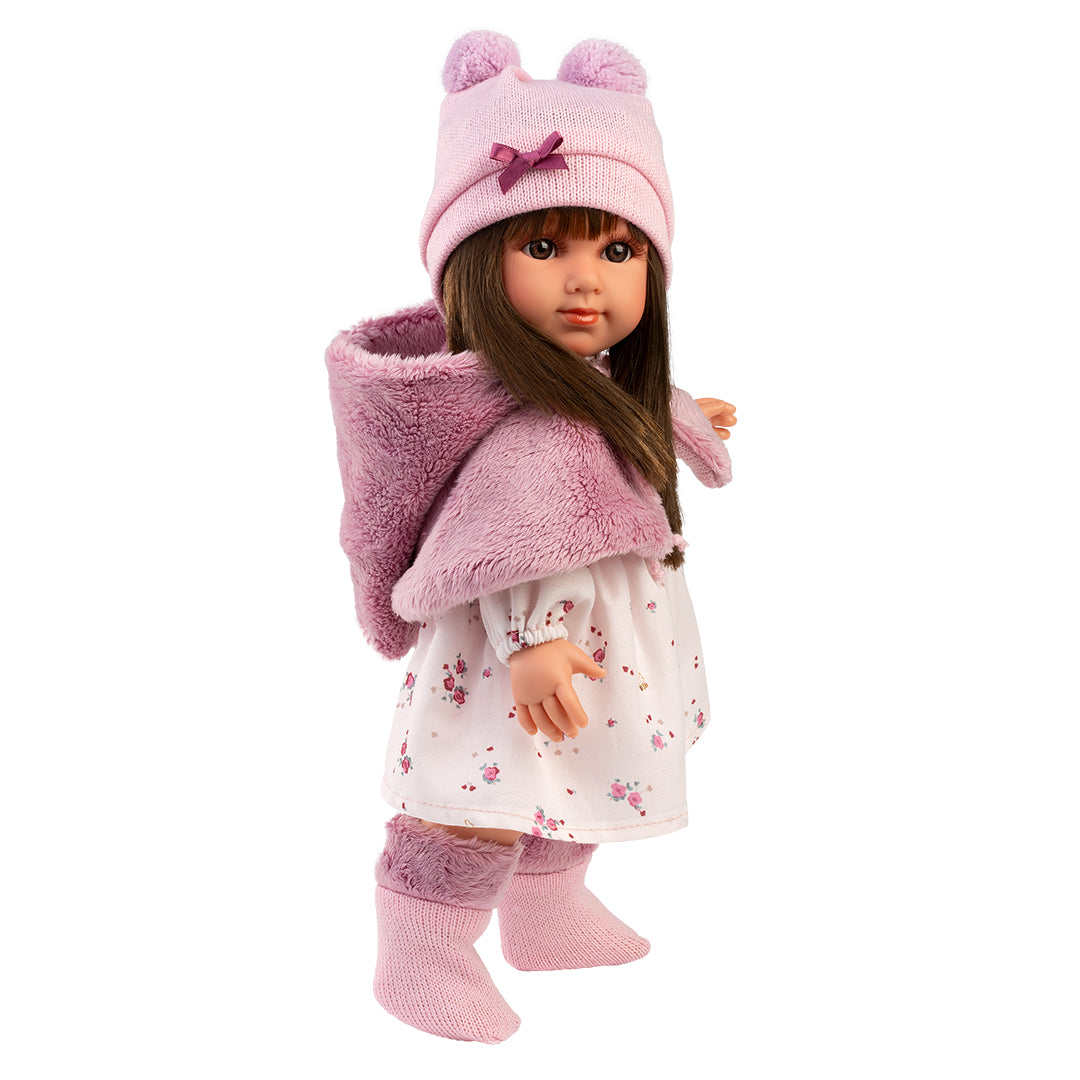 mu-ecas-llorens-sara-35-cm-mu-eca-las-lindas-mu-ecas-con-capa-rosa image 2