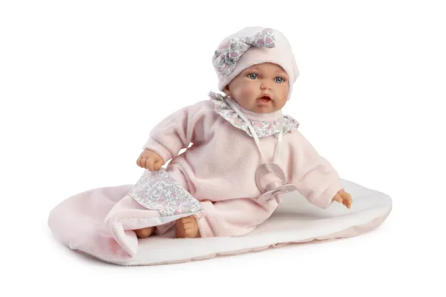 mu-ecas-antonio-juan-petit-con-saquito-de-dormir-mu-eca-beb image 1