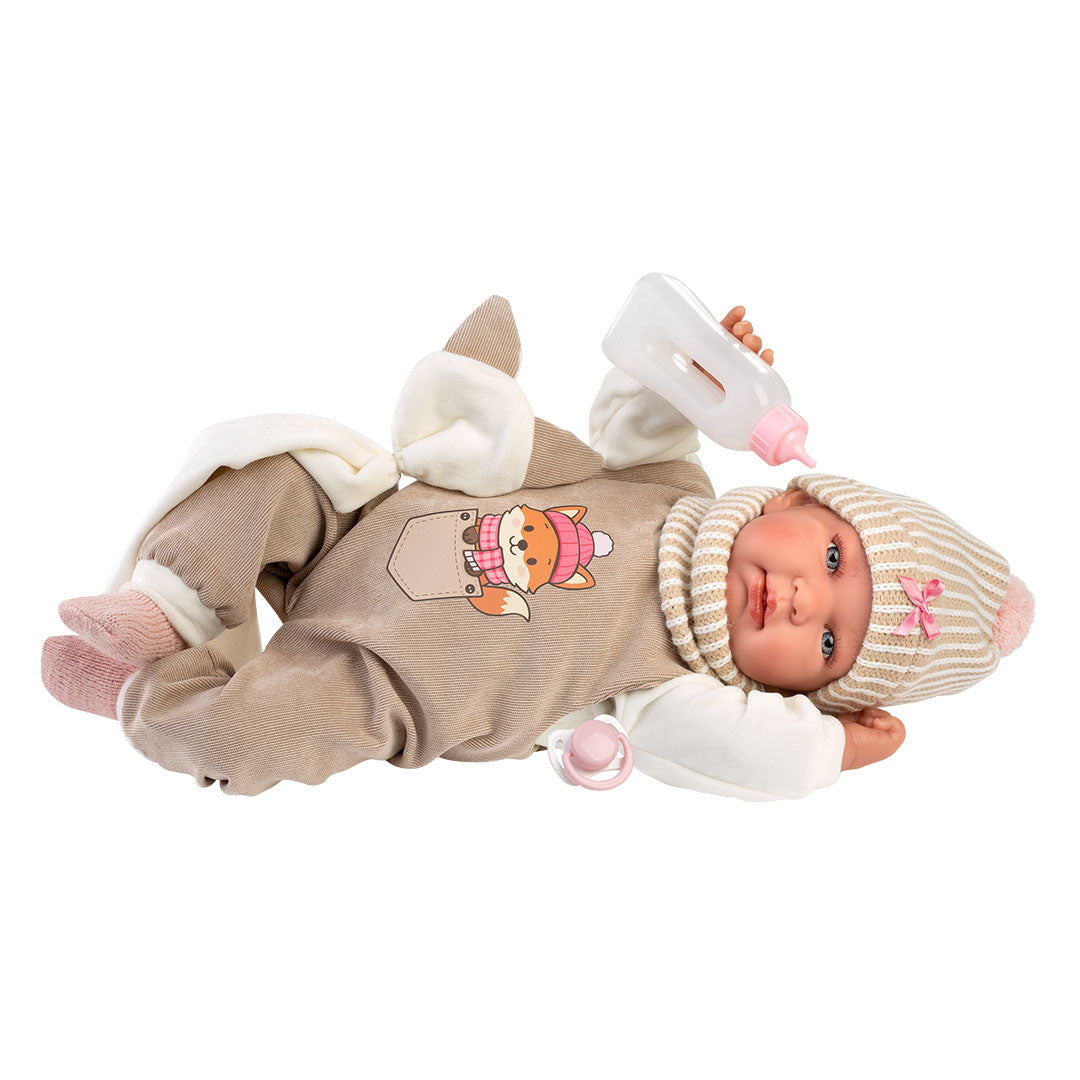 mu-ecas-llorens-tina-llorona-44-cm-mu-eco-reci-n-nacido-que-llora-con-dou-dou image 2