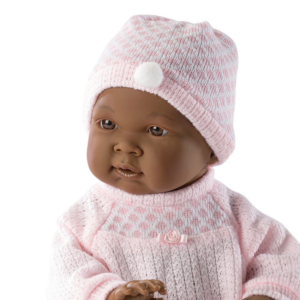 mu-ecas-llorens-reci-n-nacidos-muy-suaves-beb-nahia-pijama-rosa-45-cm-mu-eco-art image 2