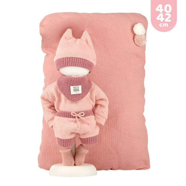 mu-ecas-llorens-conjunto-40-42-cm-vestido-y-complementos-reci-n-nacido image 1